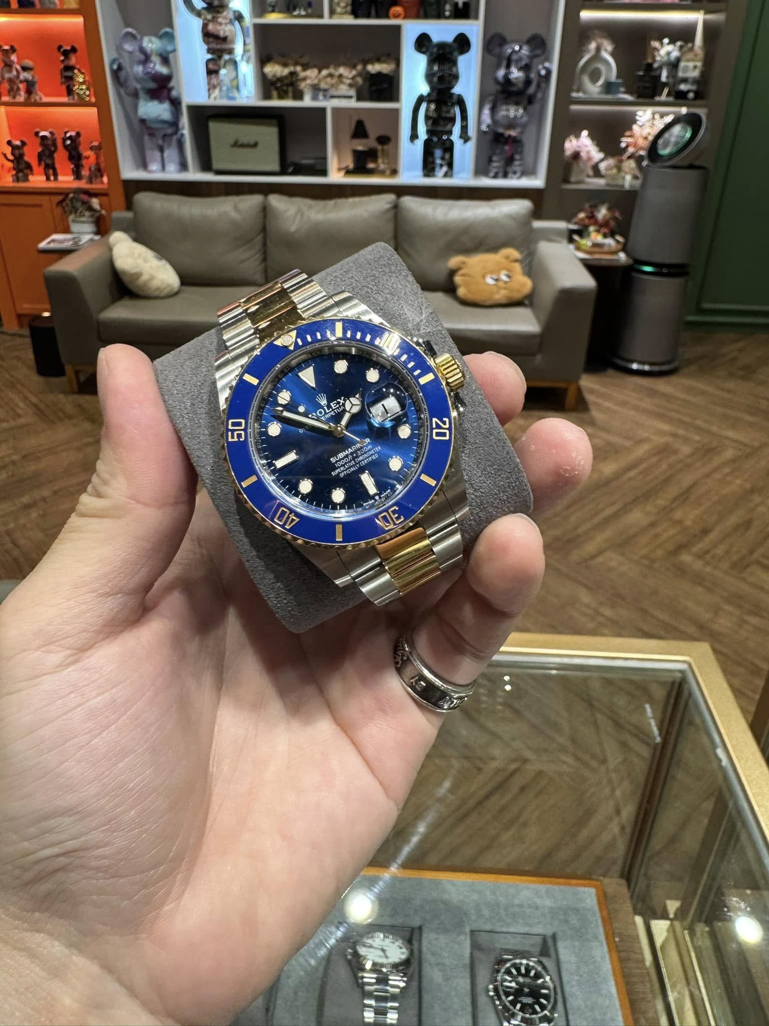 ROLEX 126613LB 半金.蘭水鬼